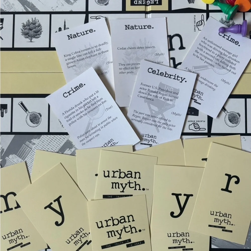 Urban Myth Board Game Trivia Facts Truth History